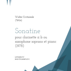 Sonatine pour clarinette si b ou saxophone soprano et piano
