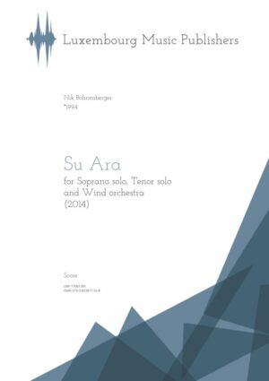 Su Ara, for soprano solo, tenor solo and wind orchestra,  score A3