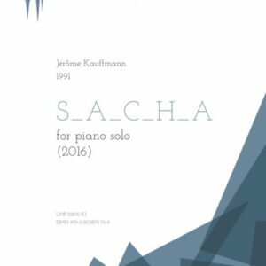 S_A_C_H_A, for piano solo