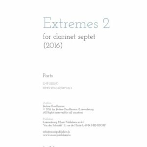 Extremes 2,  for clarinet septet parts