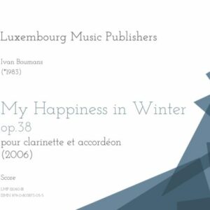 My Happiness in Winter (op.38), for clarinet & accordion