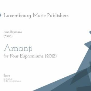 Amanji, for 4 Euphoniums, score