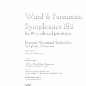 Wind & Percussion Symphonies 1& 2, for 19 winds and percussion, instrumental parts