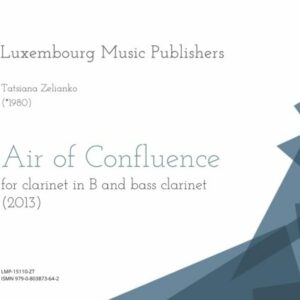 Air of Confluence, for clarinet in B and bass clarinet